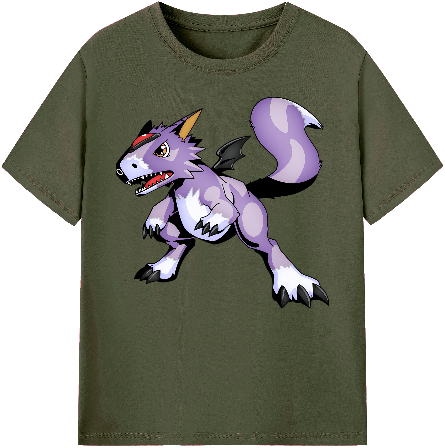 （画像用） Digimon デジタルモンスター/デジモン 綿100％ メンズ半袖Tシャツ｜肌触りやわらか＆通気性